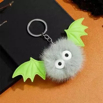 Plush Keyring Halloween Keychain Plush Pendants Plush Bat Doll Keychain Exquisite Friends 08