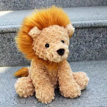 Plush Lion Curtain Tiebacks With Magnetic Cartoon Animal For Window Decoration Doll