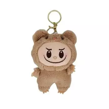 Plush Pendant Cute Rab Rabbit Doll 4 Inch Bubble Rabbit Bag Pendant Doll 10Cm or less 42g светло-коричневого