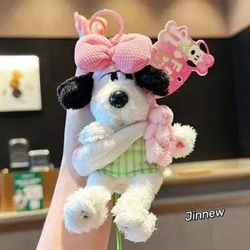 Plush Puppy Fruit Pendant Holding Cute Bunny With Fruit Fragrance Decoration