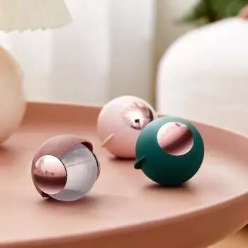 Plush roller hair removal ball, reusable adhesive hair removal device, washable adhesive ball cleaning brush for clothing зелёный