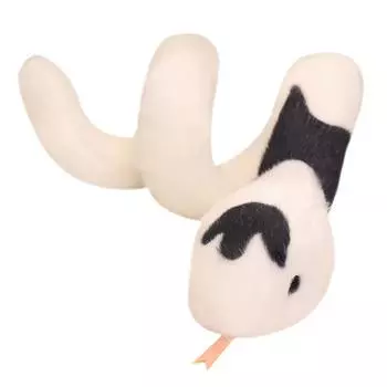 Plush Snaked Shape Toy With Pp Cotton Filling For Collectors And Play Kids