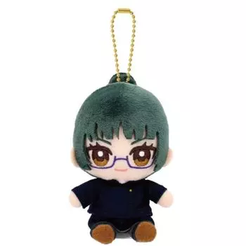 Plush Toy Jujutsu Kaisen Chibi Plush Sitting Mascot Kids Maki [Bandai NUI] Zen in