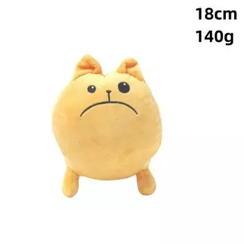 Plush Toy Noodle Cat And Bun Dog Doll as shown