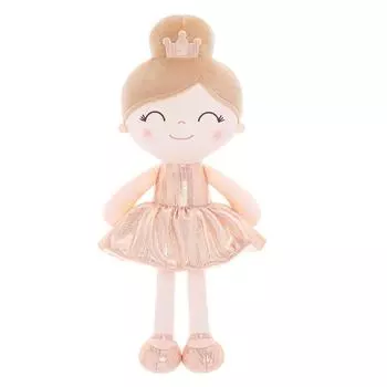 Plush Toys Girl Gifts Baby Girl Plush Doll Glitter Crown Pink 30cm for Baby s First Birthday Gift
