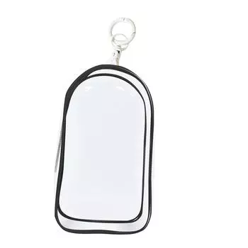 Plush Toys Transparent Bag Keychain, Hanging Display Box, Protective Box, Plastic PVC Storage Box, Toy Display Bag One Size чёрный