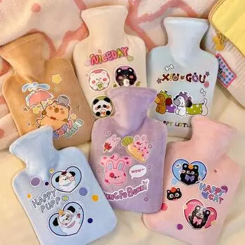 Plush Water Hot Water Bag Students Flush Water To Warm Hands Treasure Girl Warm Bed and Stomach Warm Water Bag