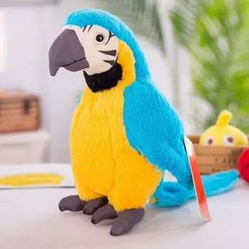 Plush Wild Animal Stuffed Toys Simulation Plush Stuffed Doll Parrot Plush Toy Parrot Plush Doll