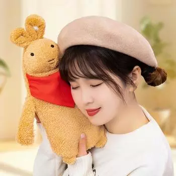 Плюшевая бутылка для воды Зимние бутылки для воды Портативный Кролик Медведь Панда Теплая ручная сумка Винни Пух Мягкие игрушки Подарок Девочки