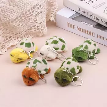 Плюшевая черепаха, плюшевая подвеска в виде черепахи, PP-хлопок, брелок в виде черепахи, сумка, аксессуары синий