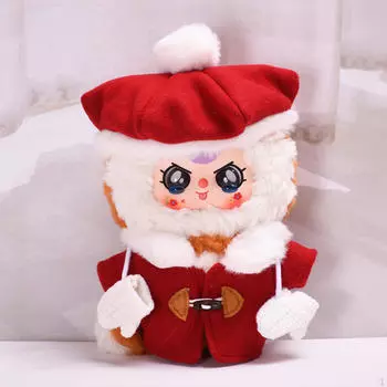 Плюшевая фигурка пальто со шляпой DIY одежда для детей подарок на день рождения фото реквизит теплая верхняя одежда