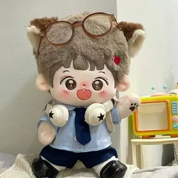 Плюшевая хлопковая кукла в консервативном стиле, одежда JK, униформа, хлопковая кукла, платье, хлопковая мягкая кукла shirt&tie&pants