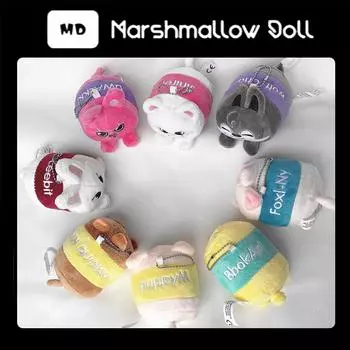 Плюшевая игрушка 10 см DWAEKKI HAN QUOKKA BbokAri FoxI.Ny Jiniret Wolf Chan Leebit PuppyM Wolf Chan