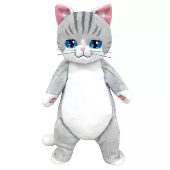 Плюшевая игрушка BANDAI Kuttari Nyao Large I Start Ciao 1714 Cat,