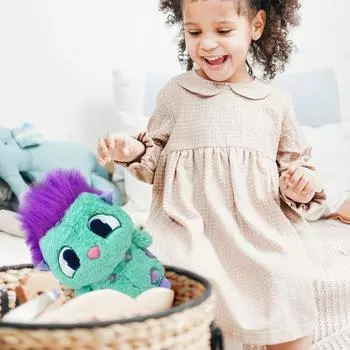 Плюшевая игрушка Bibble, милая плюшевая игрушка, мягкая плюшевая фигурка животного, игровая фигурка, кукла-монстр, плюшевая игрушка для любителей игр, детей и фанатов, подарки синий