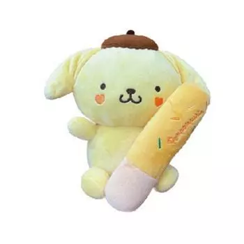 Плюшевая игрушка Big Master Sanrio с шоколадным печеньем 25 см, Pom Pom Purin, популярные корейские игрушки