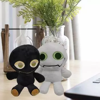 Плюшевая игрушка Боб, симпатичная мягкая игрушка, плюшевый компаньон, поясничная подушка, украшение для дома белый