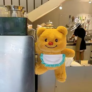 Плюшевая игрушка Butter Bear с магнитом на холодильник, маленькая кукла, подарок на День святого Валентина 25cm 0.125kg