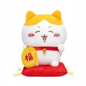 Плюшевая игрушка Чиикава Хачиварэ Манэки-нэко Большая Приносит Хороших Мягких Домашних Друзей Игрушка, (Lucky Cat), 25см, Интерьер, Автомобиль, Дом, Удача, Сшитый, Пушистый, Кукла,
