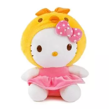 Плюшевая игрушка «Цыпочка Hello Kitty», 30см, розовое платье, Популярные игрушки для корейских детей