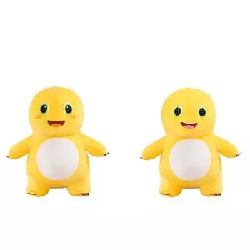 Плюшевая игрушка динозавр застенчивый/улыбающийся динозавр 35-55 см 35cm