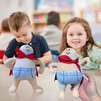 Плюшевая игрушка для детей в виде капитана Манги, мягкая плюшевая кукла супергероя, забавный приключенческий персонаж комиксов, игрушка-компаньон, подарок для мальчиков и девочек