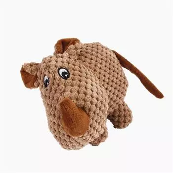 Плюшевая игрушка для домашних животных, собак и кошек, пищащая и звучащая, забавная, долговечная, жевательная игрушка для моляров 3