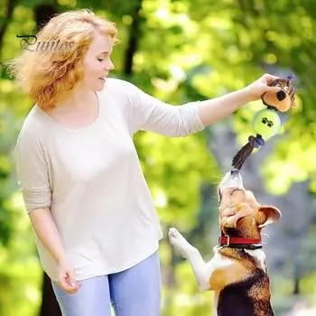 Плюшевая игрушка для домашних животных, жевательная пищалка для собак, игрушки со встроенным звуком, мультяшный медведь, обезьяна, корова, устойчивая к укусам, игрушка для чистки зубов Monkey