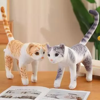 Плюшевая игрушка для кошек, очень мягкая, очаровательный внешний вид, полностью заполненная, недеформируемая, мягкая игрушка для кошек жёлтый