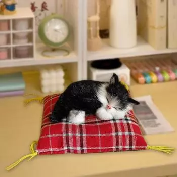 Плюшевая игрушка для кошек, реалистичное животное, подарок на день рождения хаки