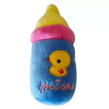 Плюшевая игрушка для собак, молочная бутылка, устойчивая к укусам, избавляет от скуки, мягкая пищащая плюшевая игрушка для собак для дома