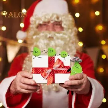 Плюшевая игрушка Edamame Secret Staycation Family, мягкая зеленая плюшевая подушка в виде животного для дома, спальни, офиса, компаньона для объятий, подарка на день рождения для фанатов зелёный