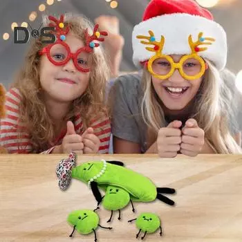 Плюшевая игрушка Edamame Secret Staycation Family, мягкая зеленая плюшевая подушка в виде животного для дома, спальни, офиса, компаньона для объятий, подарка на день рождения для фанатов зелёный