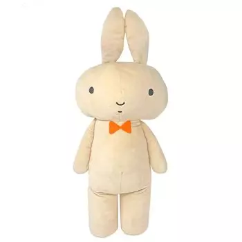 Плюшевая игрушка-карандаш Mechamofugutto, успокаивающий кролик, официальные товары «Второе пришествие», 35 см, Шин-чан, Нене-чан, примерно бежевый