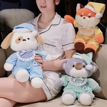 Плюшевая игрушка коала 15,78 дюйма мягкая плюшевая игрушка лиса собака плюшевая кукла милый спящий компаньон подарок для всех возрастов Dog