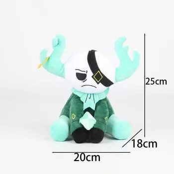 Плюшевая игрушка-кукла персонажа игры «Боевой бык с двойными рогами» для энтузиастов игры