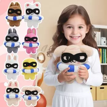 Плюшевая игрушка-кукла с милыми животными, креативные декоративные украшения, плюшевые игрушки-куклы One Size бежевый