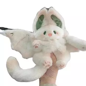 Плюшевая игрушка летающая большая летучая мышь кролика мягкая игрушка большой белый кролик кукла умиротворить куклы маленький кролик летучая мышь Fuzhu