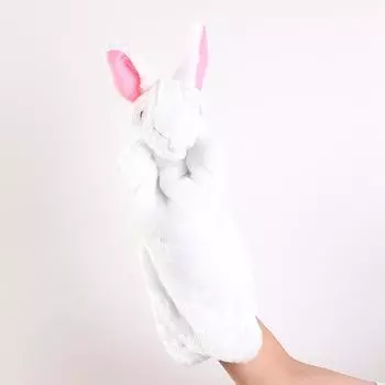 Плюшевая игрушка лиса, кролик, волк, ручная кукла для детей с интерактивными функциями Rabbit