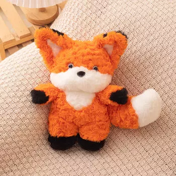 Плюшевая игрушка лиса мультфильм домашний декор праздничные принадлежности милая, мягкая, мягкая игрушка для мальчиков и девочек на день рождения