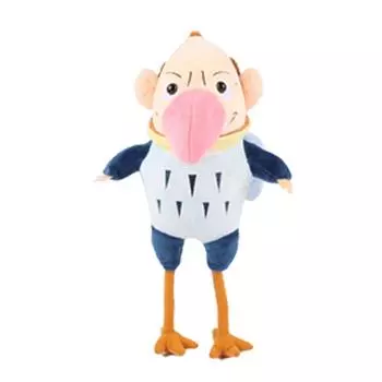 Плюшевая игрушка «Мальчик и цапля Варавара», мягкая кукла Варавара, креативные подарки для коллекции фанатов на день рождения 38cm