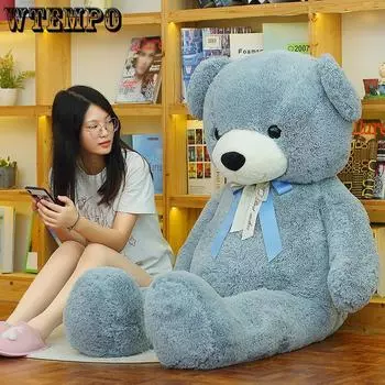 Плюшевая игрушка Milan Big Bear, кукла, девочка, спит с подушкой, кукла-ребенок, большой подарок на день рождения 1.2m оранжевый