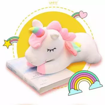 Плюшевая игрушка, милая мультяшная радуга, мягкая подушка, подарки на день рождения для детей 25cm розовый