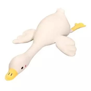 Плюшевая игрушка, мягкий милый внешний вид, большой белый гусь, мягкая кукла, подушка, подарок на день рождения для девочек 70cm