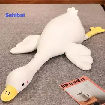 Плюшевая игрушка, мягкий милый внешний вид - большой белый гусь - мягкая подушка для куклы 70cm