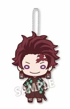 Плюшевая игрушка Nitotan Demon Kimetsu no Yaiba с шариковой цепочкой Tanjiro Slayer: