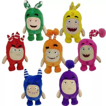 Плюшевая игрушка Oddbods, забавные плюшевые игрушки, мультяшная аниме-кукла, праздничный подарок 18cm красный