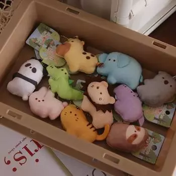 Плюшевая игрушка «Панда Тигр» Школьный рюкзак Подвеска Корейский стиль Брелок для ключей Сумка Подвеска для девочек Брелок lion