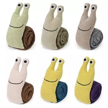 Плюшевая игрушка-пищалка, улитка, прятки, игрушка-нюхалка, игрушка для жевания и прорезывания зубов, игрушка для поиска еды, кормушки для лакомств X3UC