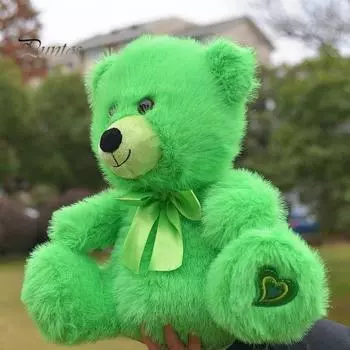 Плюшевая игрушка плюшевый мишка с бантом мягкая плюшевая игрушка с изображением животных из мультфильмов обнимашки подарок для девушки мамы годовщина валентинки день рождения 35cm розовый